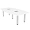Skutchi Designs 45.25 in W, 84 in L, 29 in H, Engineered Wood Top, White H-BOT-4684-PT-09-EL - alternate 1